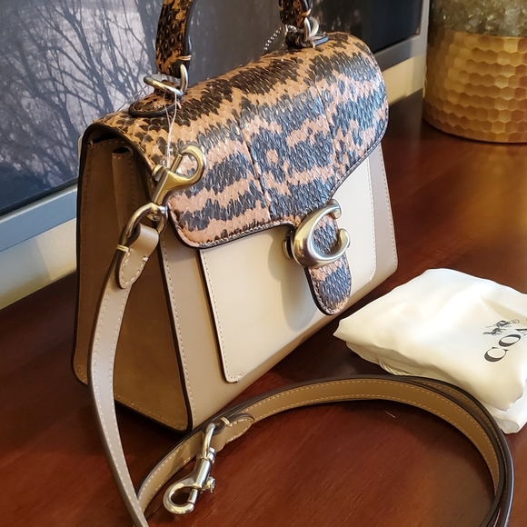 Coach Tabby 20 w/Snakeskin - Picture 5 of 14